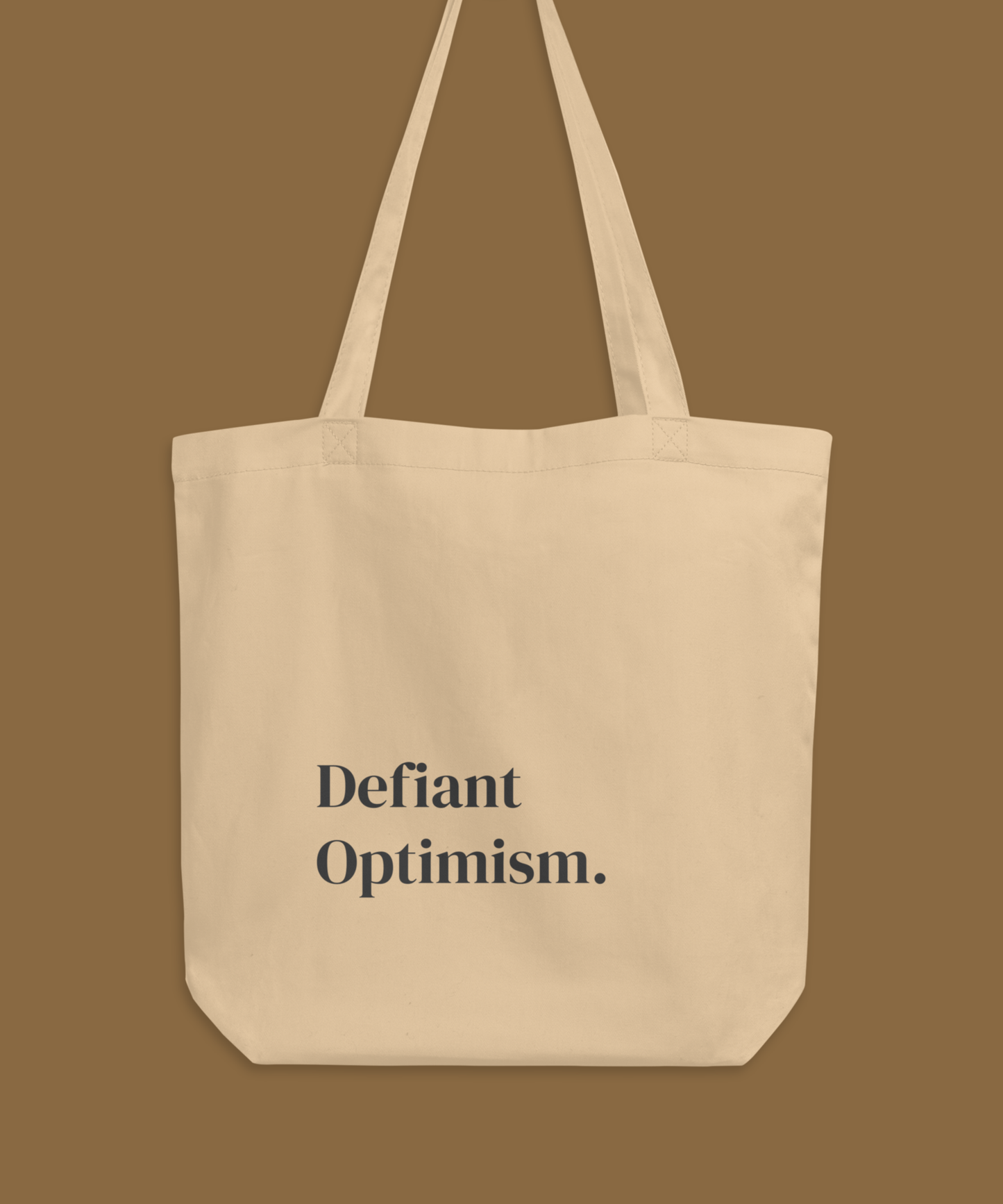 Defiant Optimism Canvas Tote