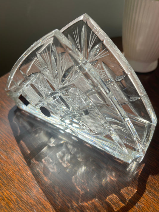 Haus Finds #002 | Vintage Bohemia Crystal Napkin Holder