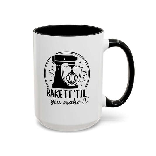 Bake It 'Til You Make It – Retro Stand Mixer Coffee Mug