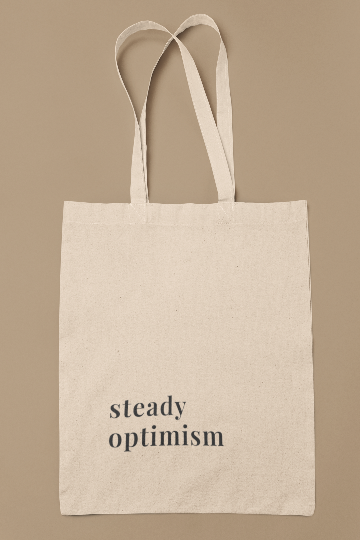 Steady Optimism Canvas Tote Bag