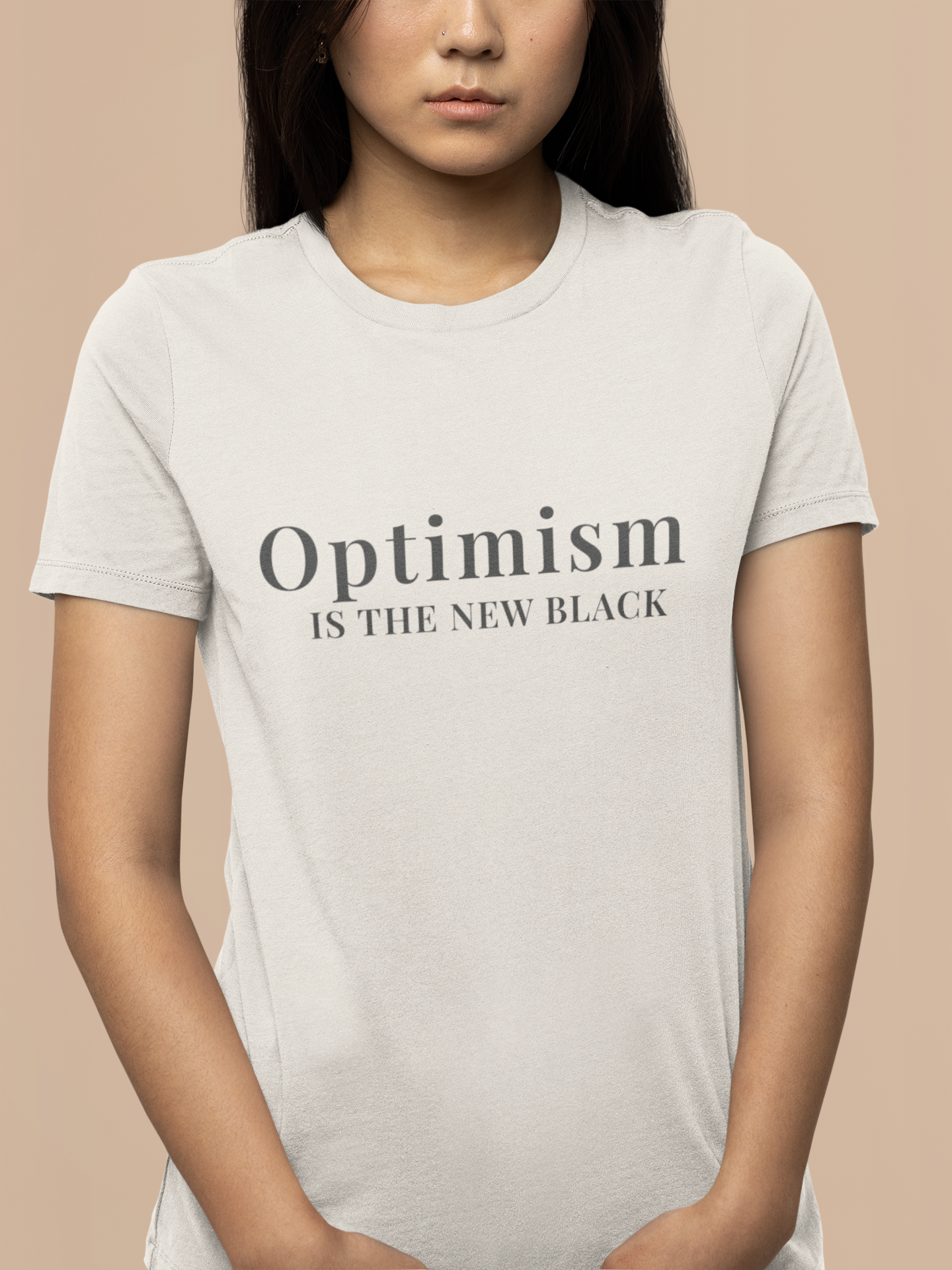 Optimism Is the New Black T-Shirt