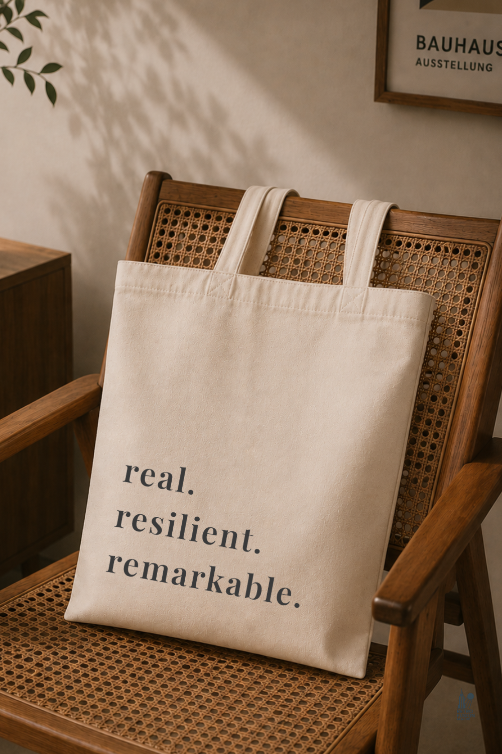 Real Resilient Remarkable Canvas Tote Bag