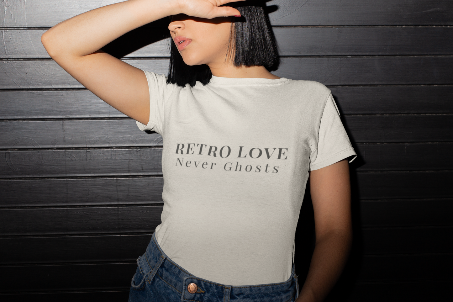 Retro Love Never Ghosts T-Shirt