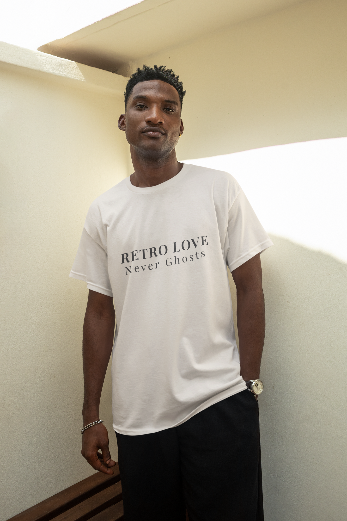 Retro Love Never Ghosts T-Shirt