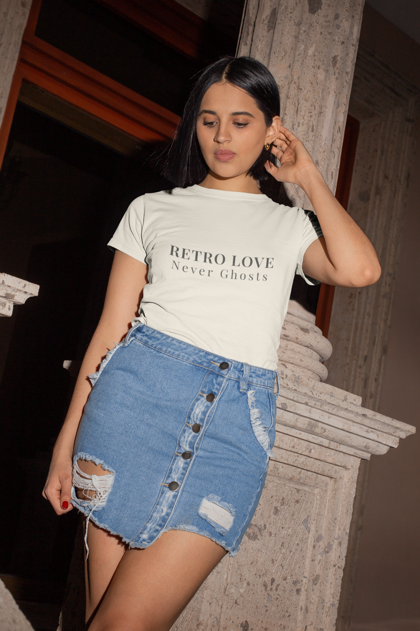 Retro Love Never Ghosts T-Shirt
