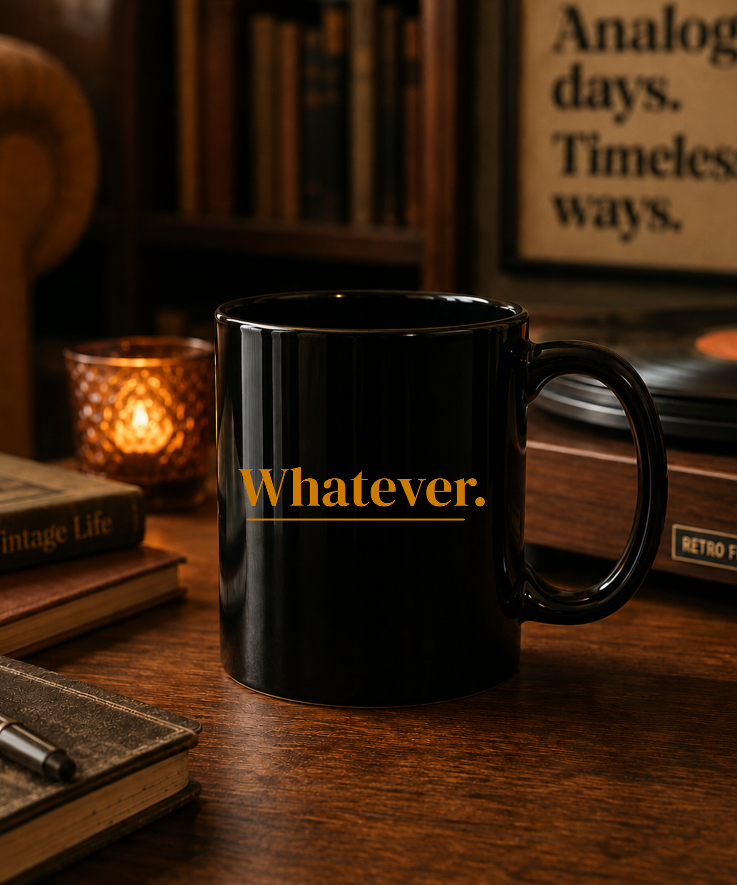 Whatever Coffee Mug — Funny Gift for Her, Gen X Sarcastic Humor
