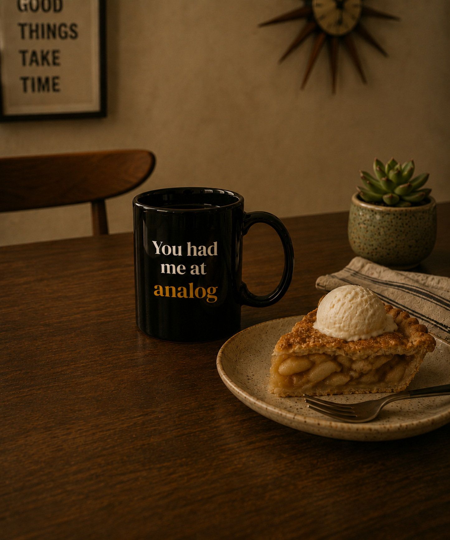 You Had Me at Analog Mug — Retro Coffee Cup for Vinyl Lovers, Book Lovers & Old Soul Gift